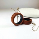 Jarrah Hoop Earrings Black