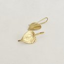 Kawakawa Drop Earrings Gold Plate