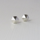 Hex Studs Silver
