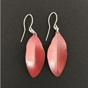 Rolled Copper Rata Earrings Large