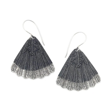 Huia Fan Earrings-jewellery-The Vault
