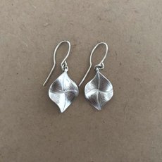 Silver Mini Leaf Earrings-jewellery-The Vault