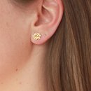 Emergence Gold Plate Lotus Studs