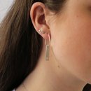 Crossing Earrings Silver