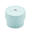Starburst Button Huggie Silver