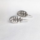 Kowhai Drop Earrings Silver