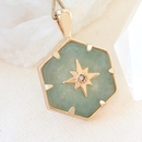 Gold Guiding Forces Necklace Aventurine