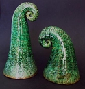Koru Pair Friends Large Greenstone
