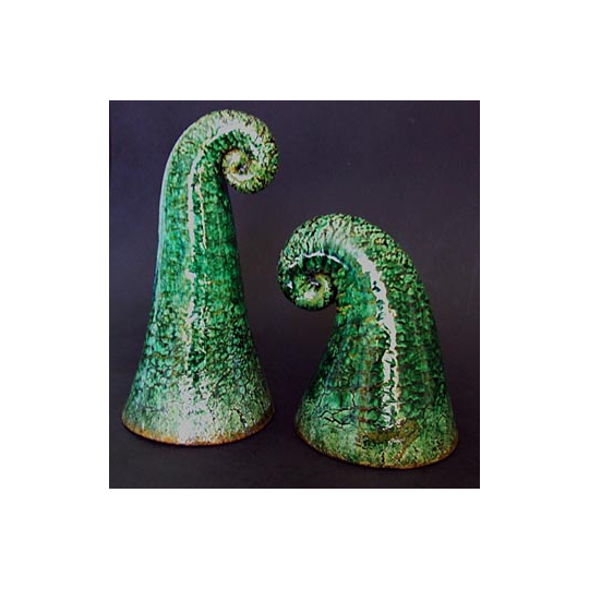 Koru Pair Friends Large Greenstone