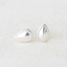 Gem Studs Silver-jewellery-The Vault