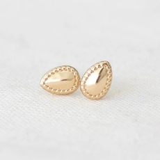 Gem Studs Gold Plate-jewellery-The Vault