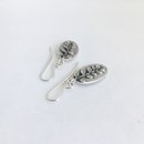 Kowhai Drop Dangle Earrings Silver