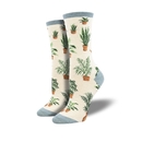 Woman's Socks Home Grown Ivory Heather