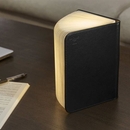 Large Smart LED Booklight Leather Black