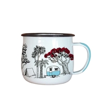 Enamel Mug Camping-artists-and-brands-The Vault