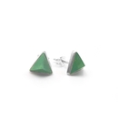 Tri Facet Studs Pounamu