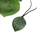 Pounamu Pendant Kiwi Fruit Leaf