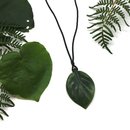 Pounamu Pendant Kiwi Fruit Leaf