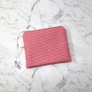 Small Pouch Red Stripe