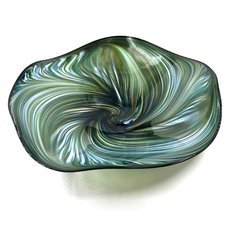 Glass Tui Feather Platter-artists-and-brands-The Vault