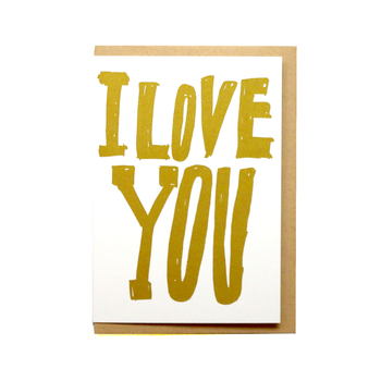 I Love You Card