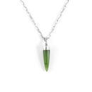 Pounamu Point Charm Necklace