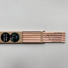 Dog Lover's Pencil Pack of 5 Boxed-lifestyle-The Vault