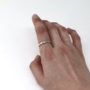 Finger Loop Plain Stg Silver  