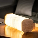 Small Accordion LED Light Walnut