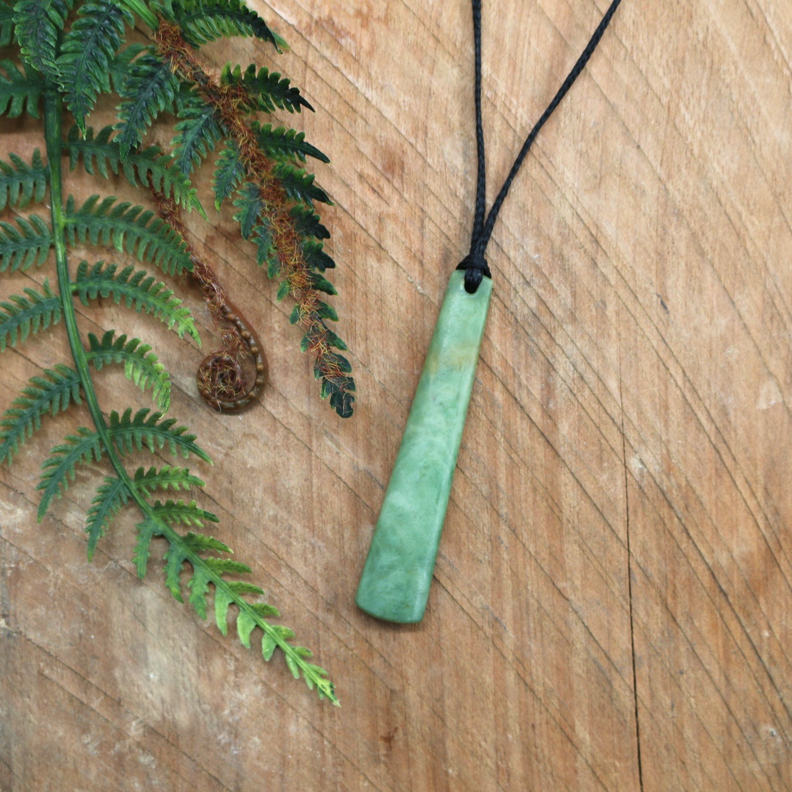 Pounamu Pendant Small Slim Toki Jewellery at The Vault NZ NZ