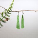 Pounamu Earrings Stg Silver Wide