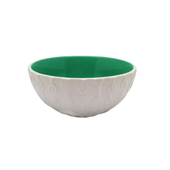 Kowhai Natural Dark Green 120mm Bowl