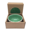 Kowhai Natural Dark Green 120mm Bowl
