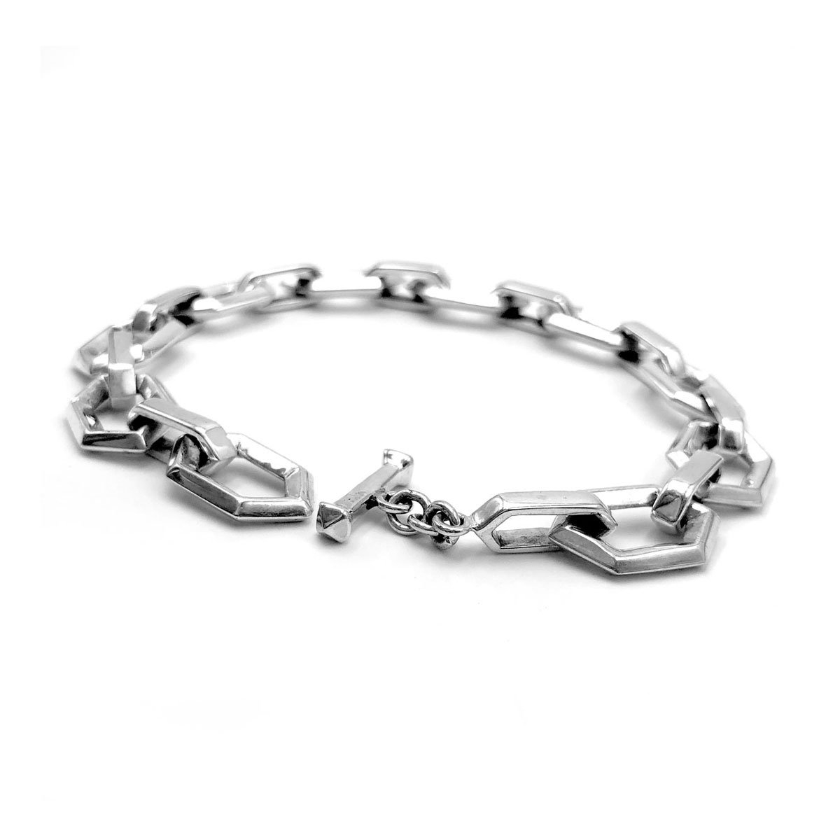 Hex Bracelet Silver - Jewellery at The Vault NZ - NZ