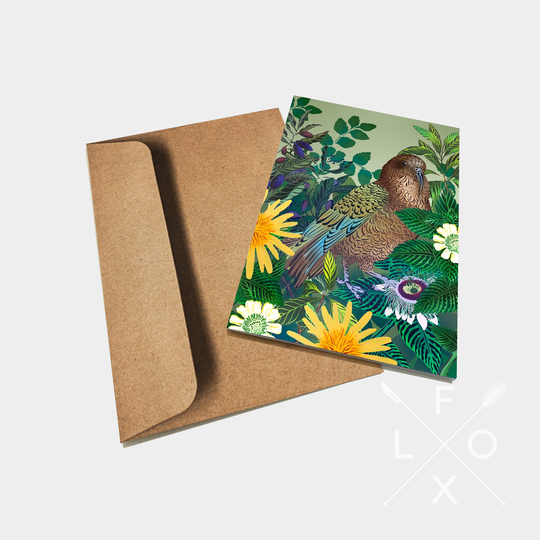 Flox Map Kea Card