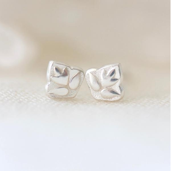 Lotus Studs Silver