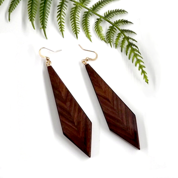 Wooden Earrings Medium