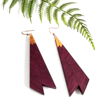 Wooden Earrings Medium