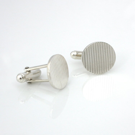 Nine to Five Cufflinks Silver