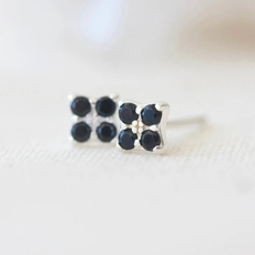 Clover Studs Silver-jewellery-The Vault