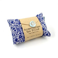 Aromatherapy Eye Pillow Navy Paisley-artists-and-brands-The Vault