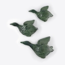 Set of 3 Ducks Dark Green