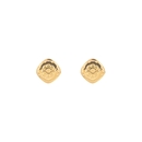 Marigold Studs Gold Plate