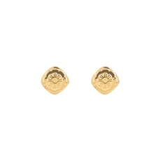 Marigold Studs Gold Plate-jewellery-The Vault