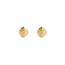 Mini Marigold Studs Gold Plate