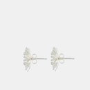 Mt Cook Lily Silver Studs