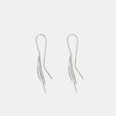 Athena Hook Earrings Silver