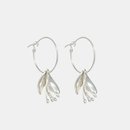 Rengarenga Hoop Earrings Short Silver