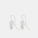 Mt Cook Lily Hook Earrings Silver