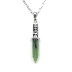 Pounamu Dagger Pendant-jewellery-The Vault